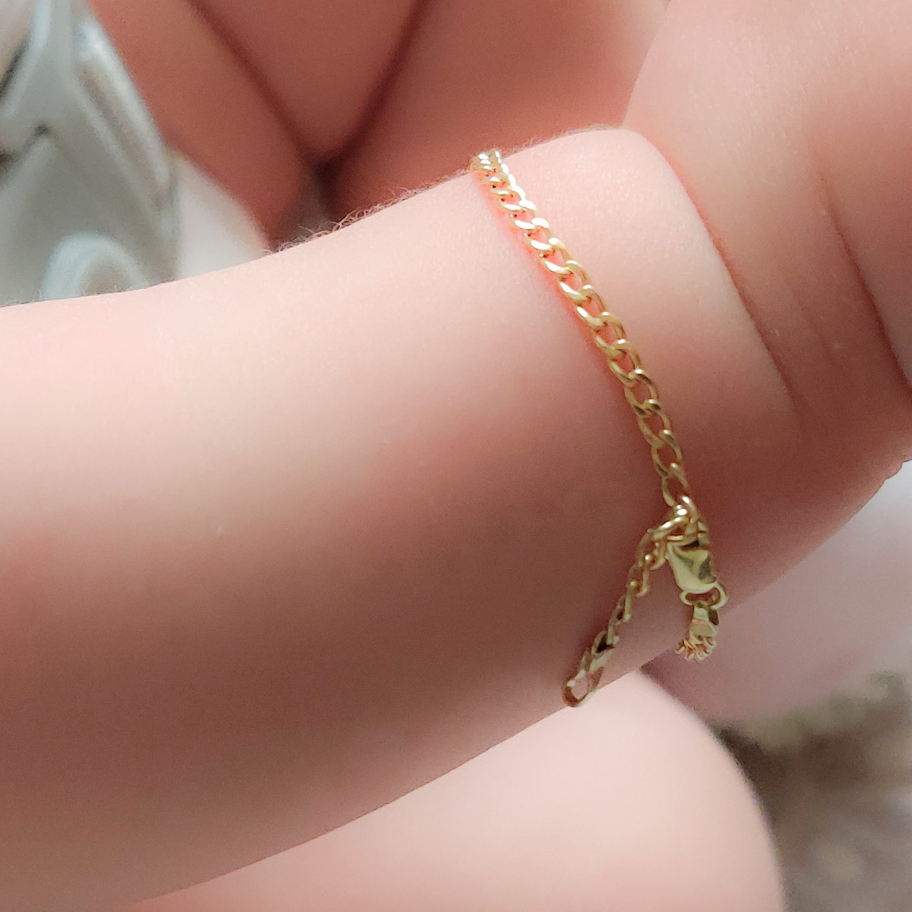 Simple Rolo Chain Bracelet in Gold, Rose Gold, or Silver - Danique Jewelry